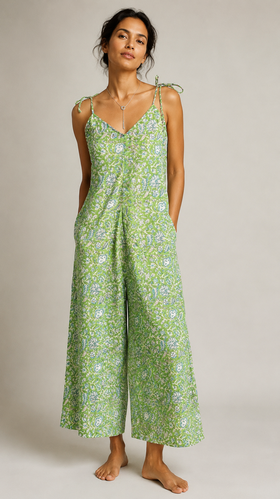 Hand Block Printed Jumpsuit