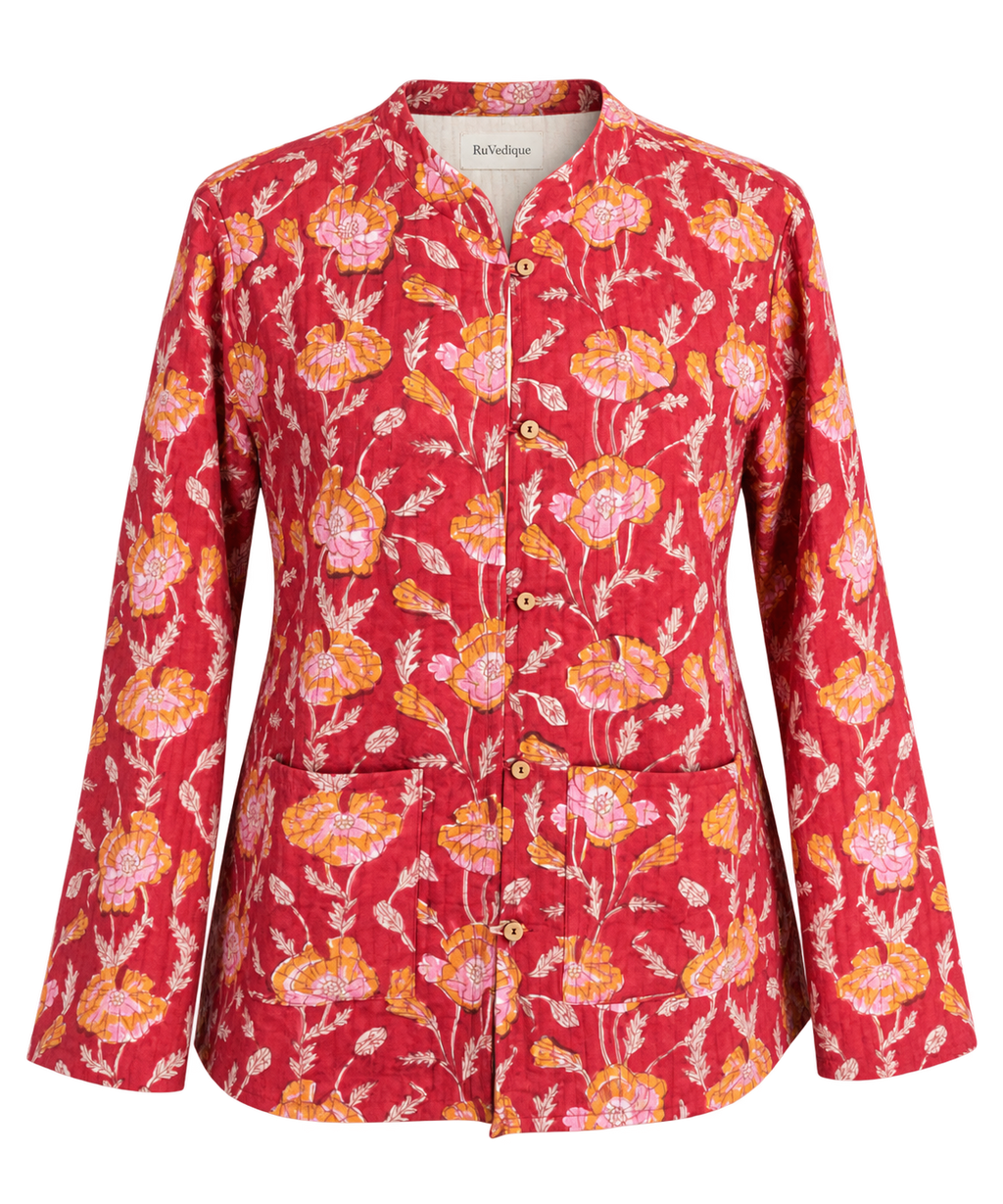 Hand Block Printed Jacket