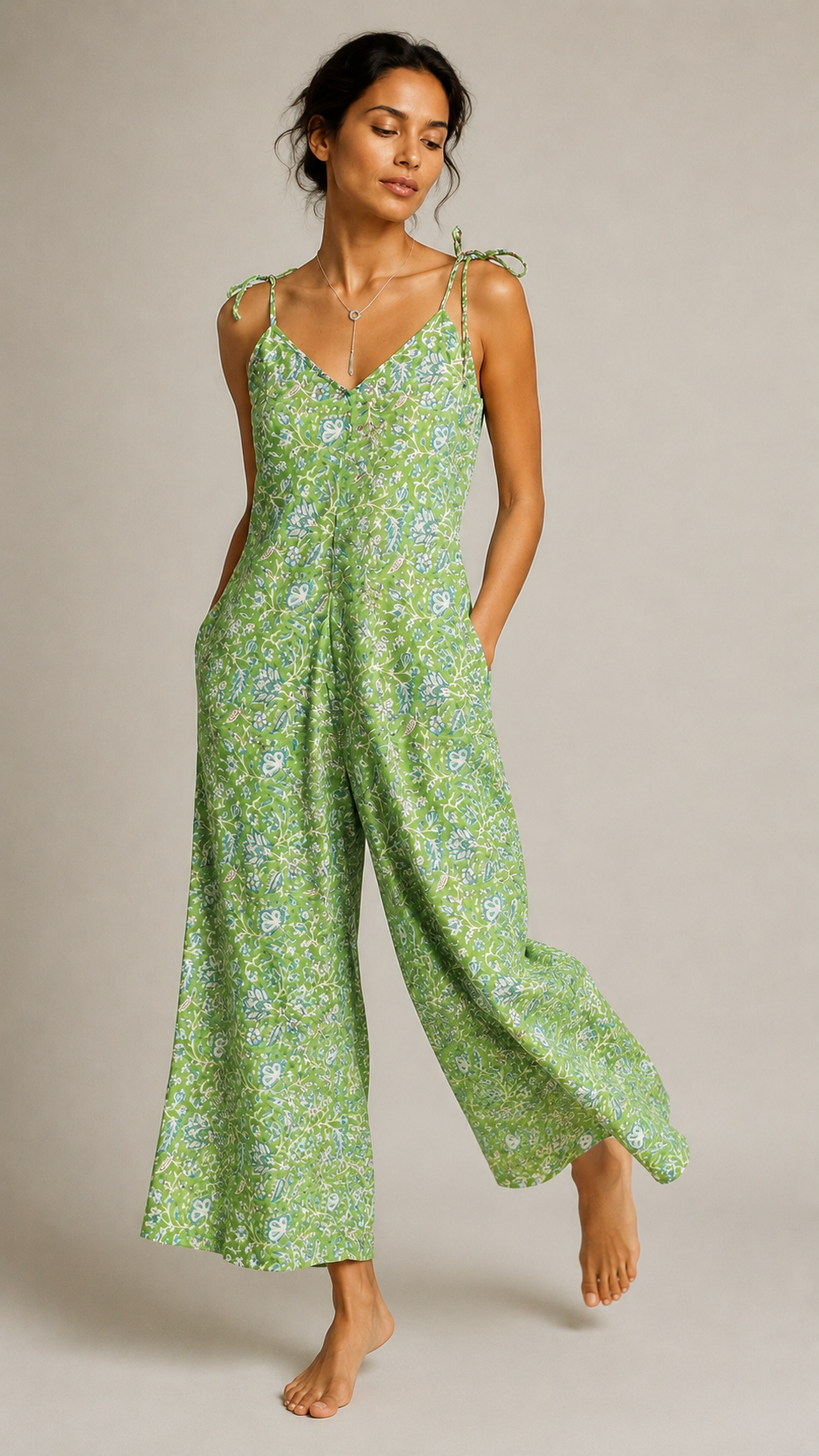 Hand Block Printed Jumpsuit