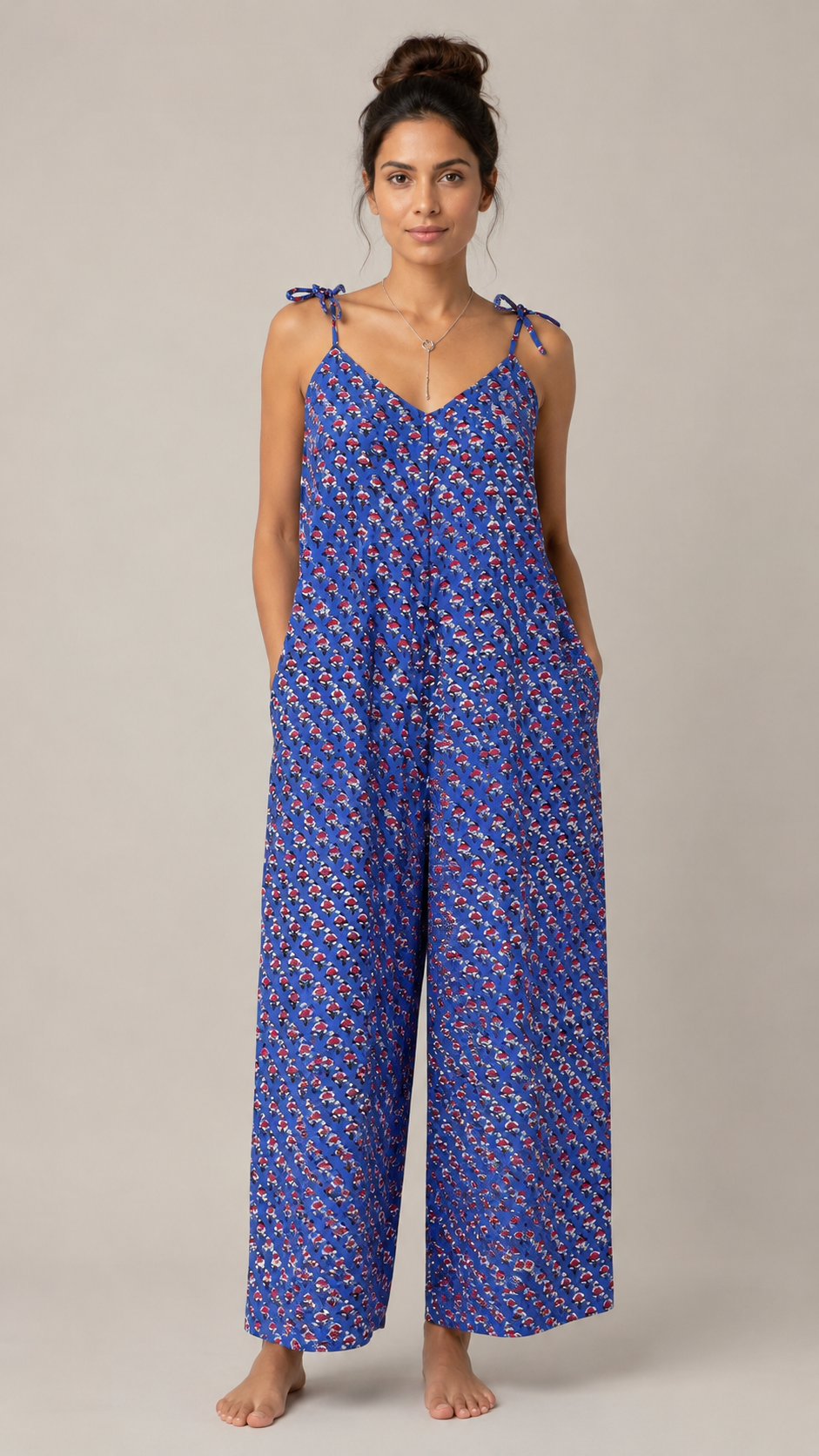 Hand Block Printed Jumpsuit