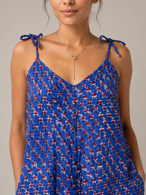 Hand Block Printed Jumpsuit