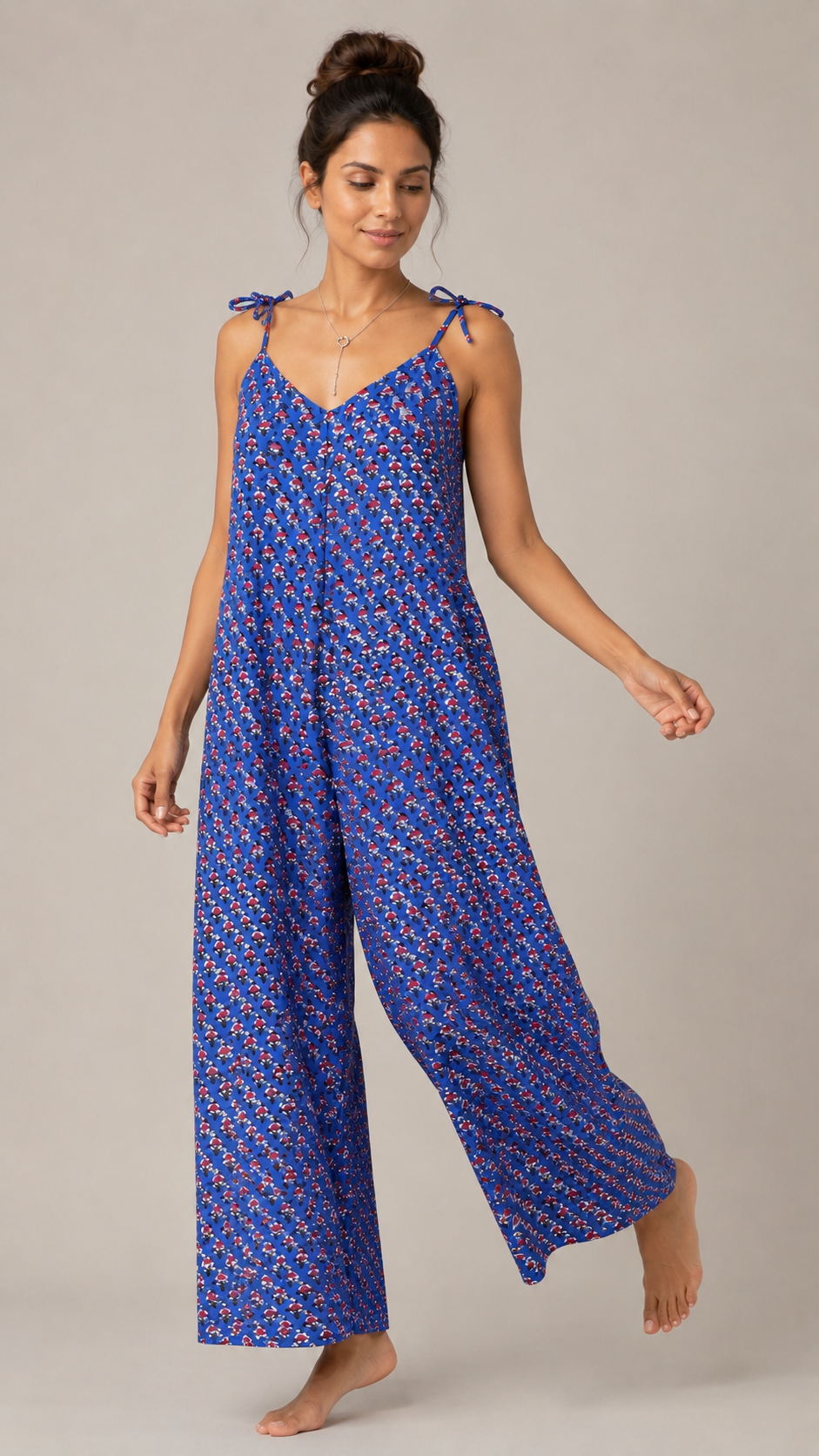Hand Block Printed Jumpsuit