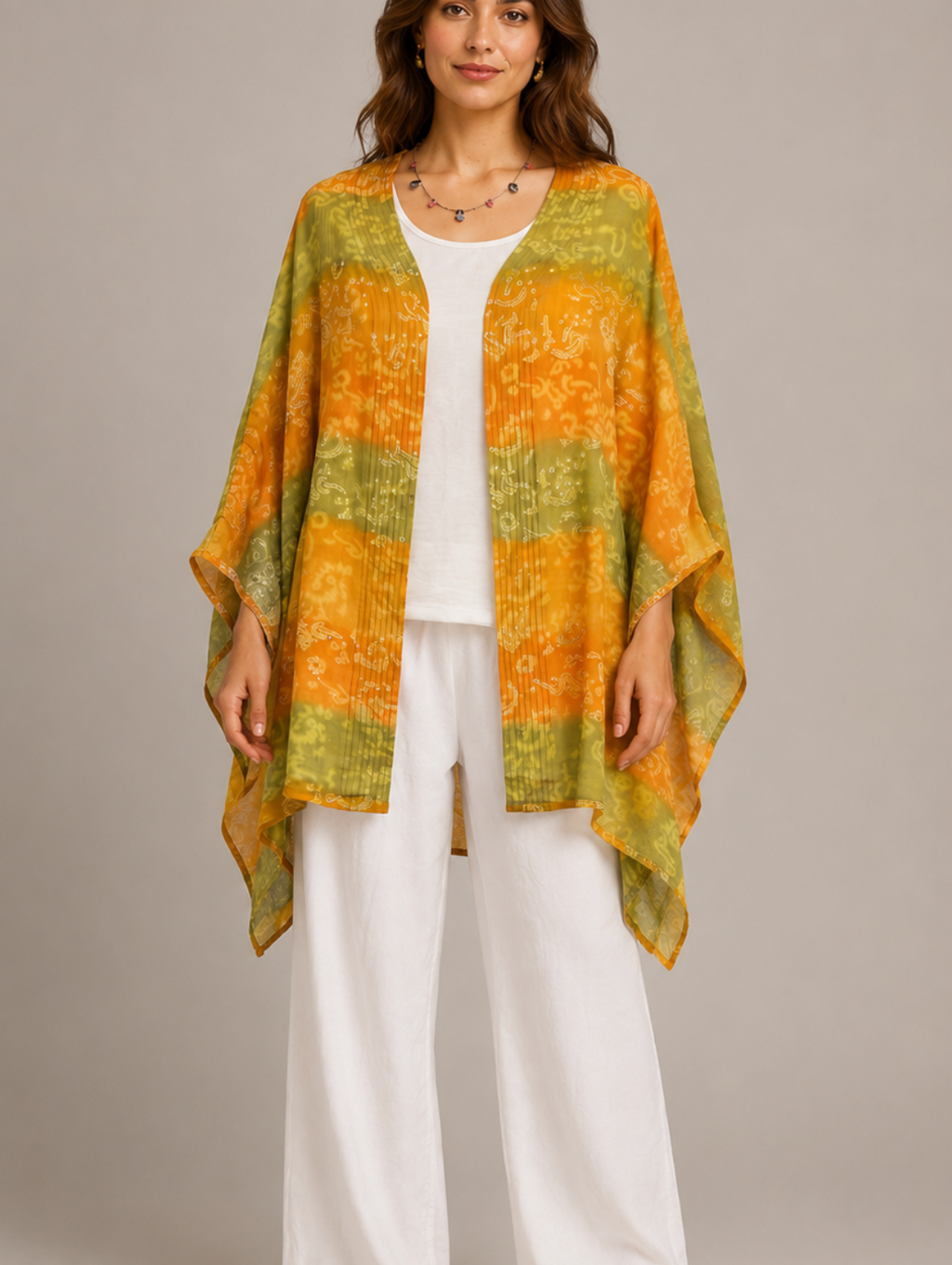 Vintage Silk Cape