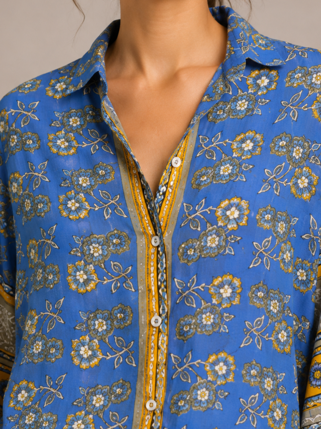 Vintage Silk Button down shirt
