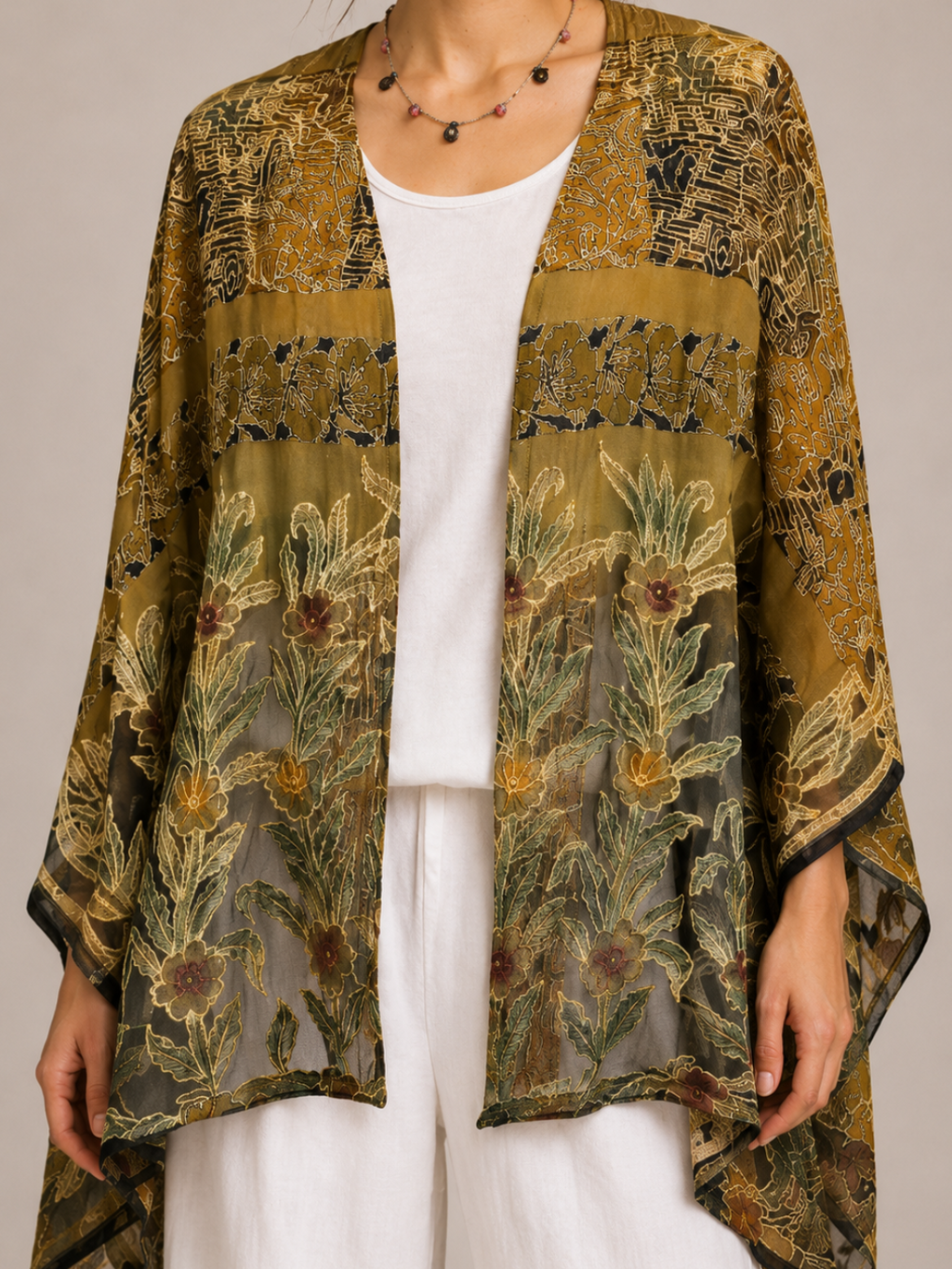 Vintage Silk cape