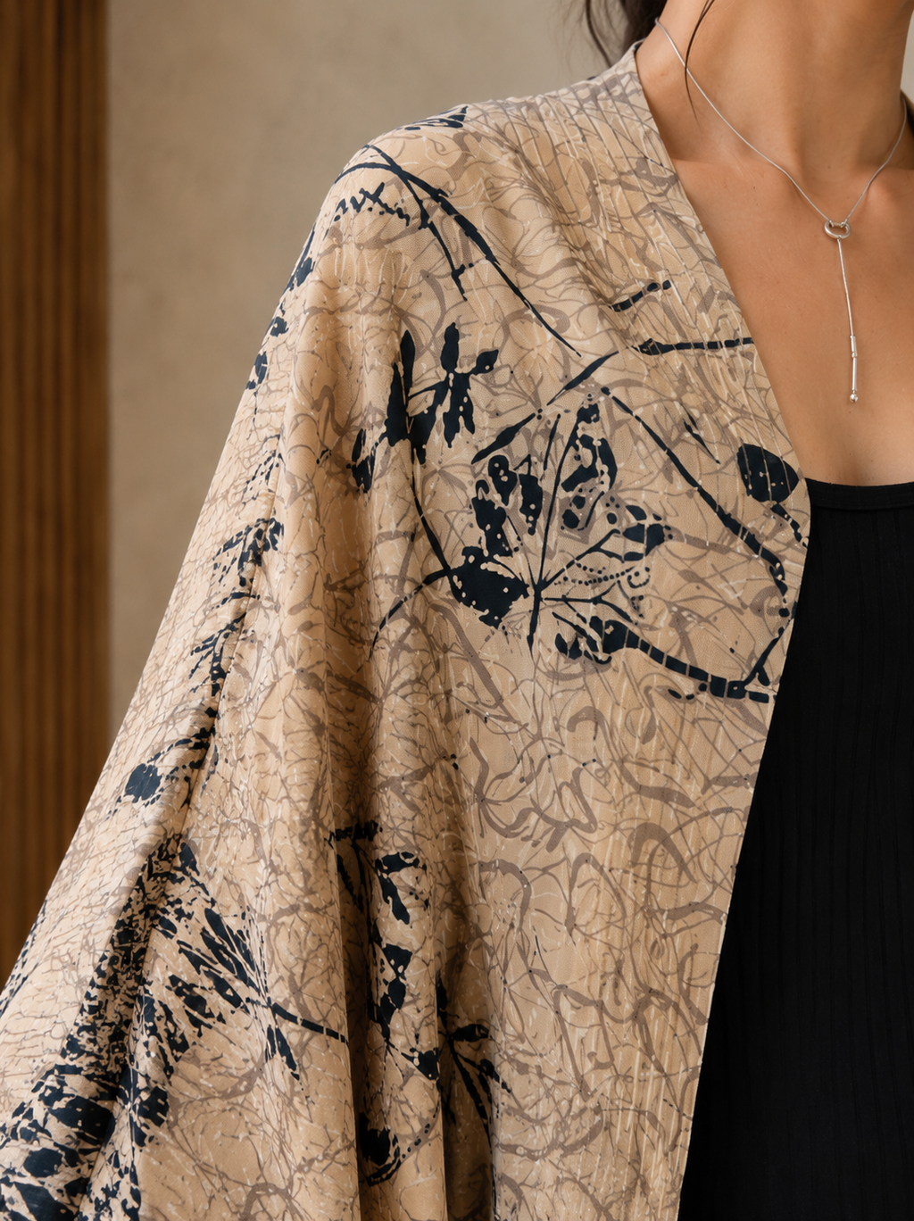 Vintage Silk cape