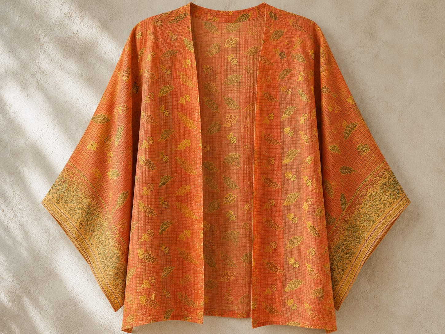 Vintage silk cape
