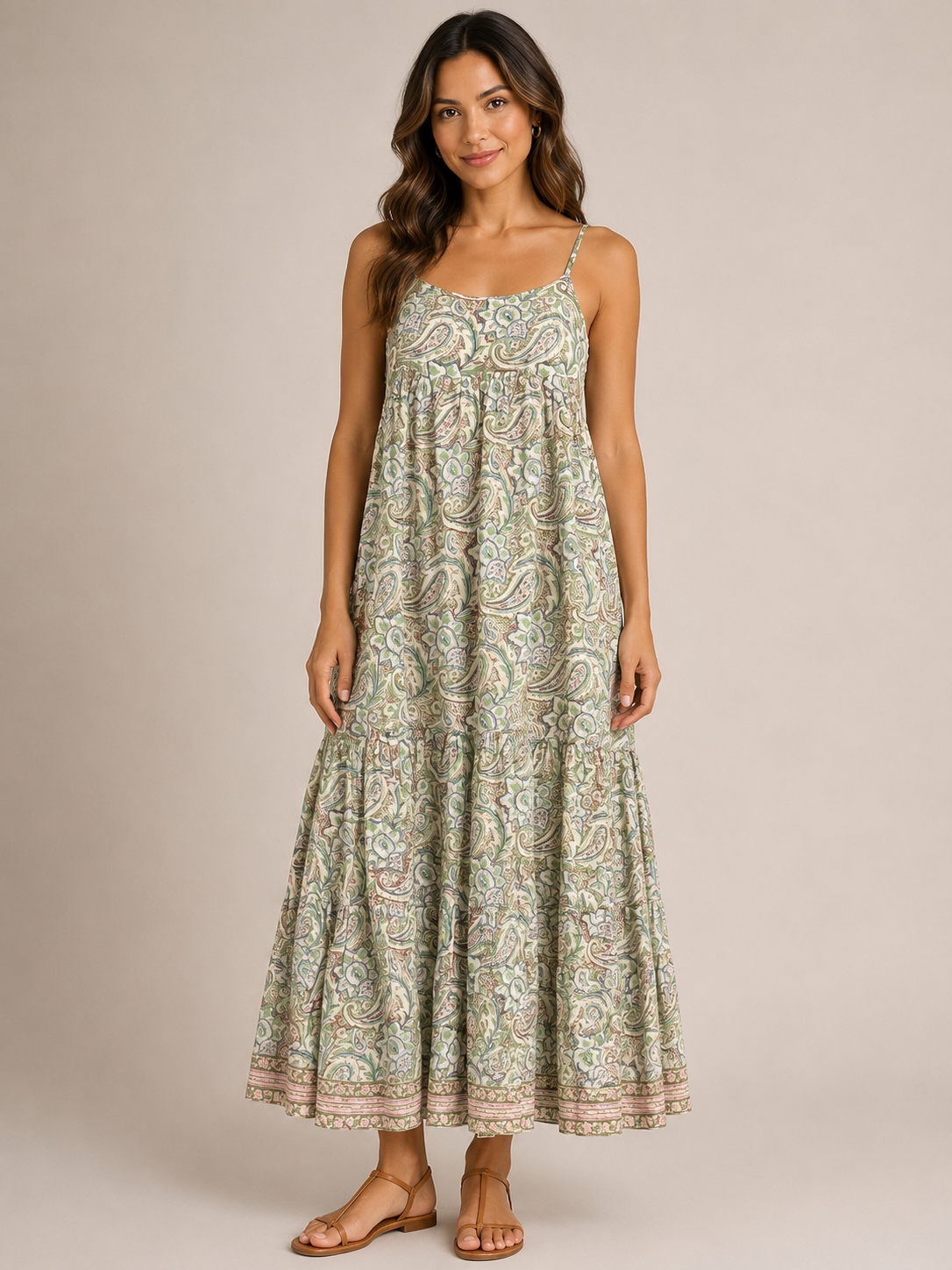 Hand Block Printed Summer Dress