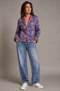 Hand Block Printed Quilted Reversible Cotton Jacket